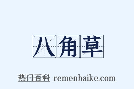 八角草是什么意思的图片
